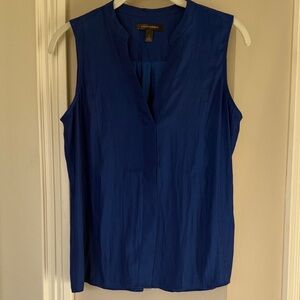 Jones New York Royal Blue Sleeveless Blouse